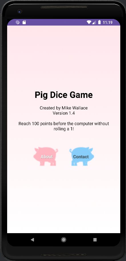 Kotlin Pig Dice Game screenshot